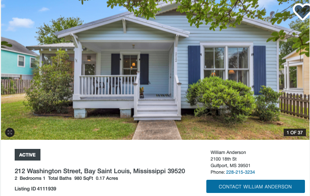 Bay St Louis median priced home